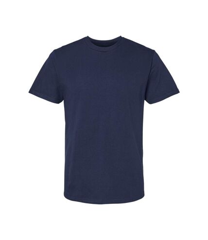 Unisex adult softstyle midweight t-shirt navy blue Gildan