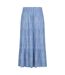Womens/ladies Palermo Tiered Midi Skirt Corn Blue Mountain Warehouse-2