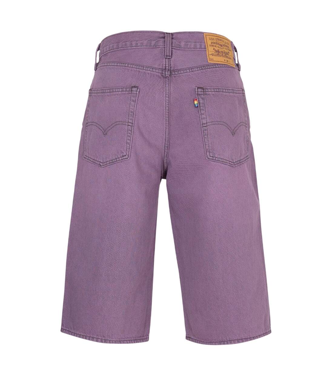Mens Denim Baggy Shorts Lavender Levis-2