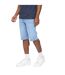 Mens Hammersmith Denim Shorts Light Wash Crosshatch-4