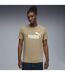 Mens Ess No.1 Logo Regular T-shirt Iced Coffee Puma-3