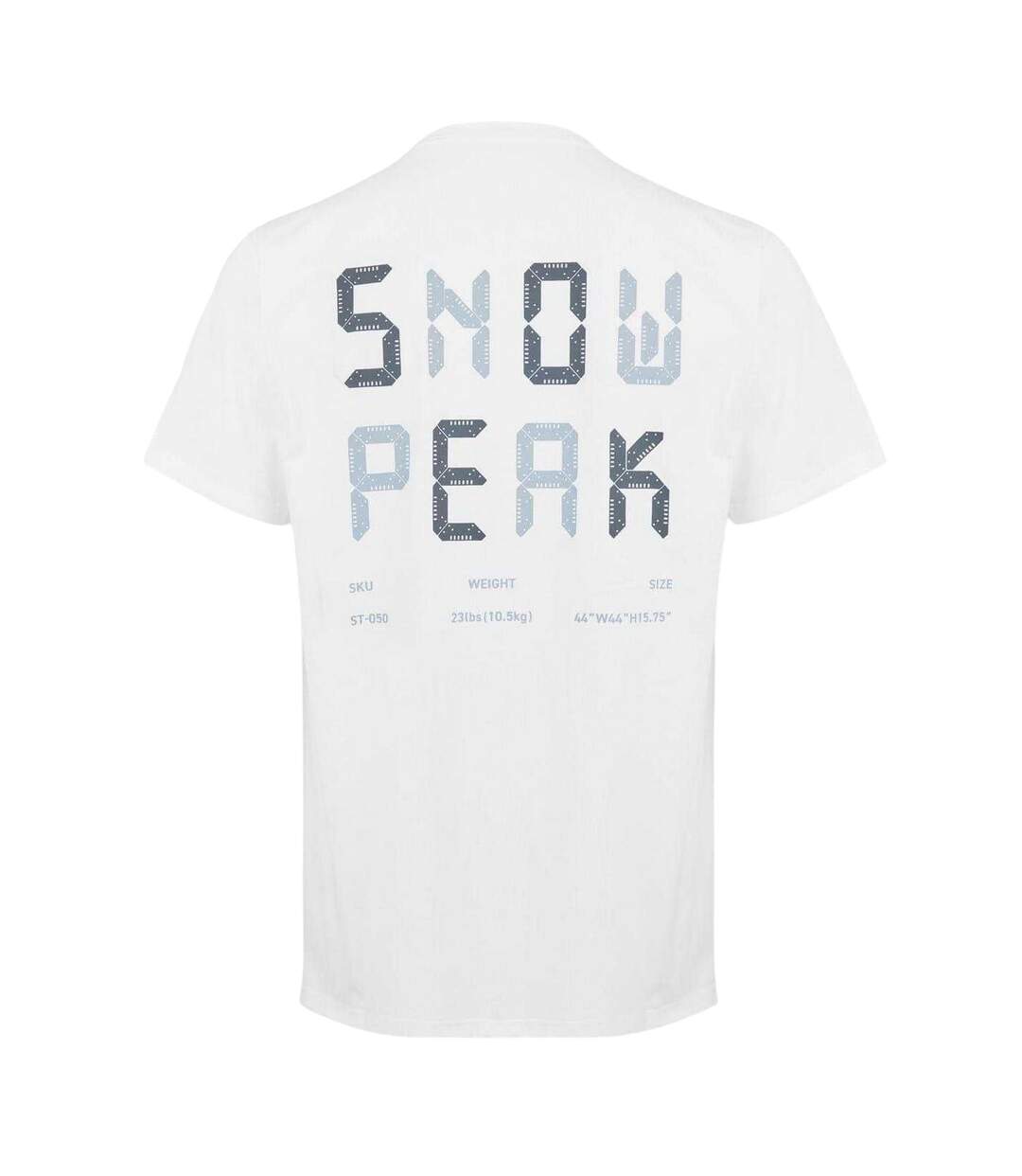 T-shirt Adulte Blanc Cassé Peak-2