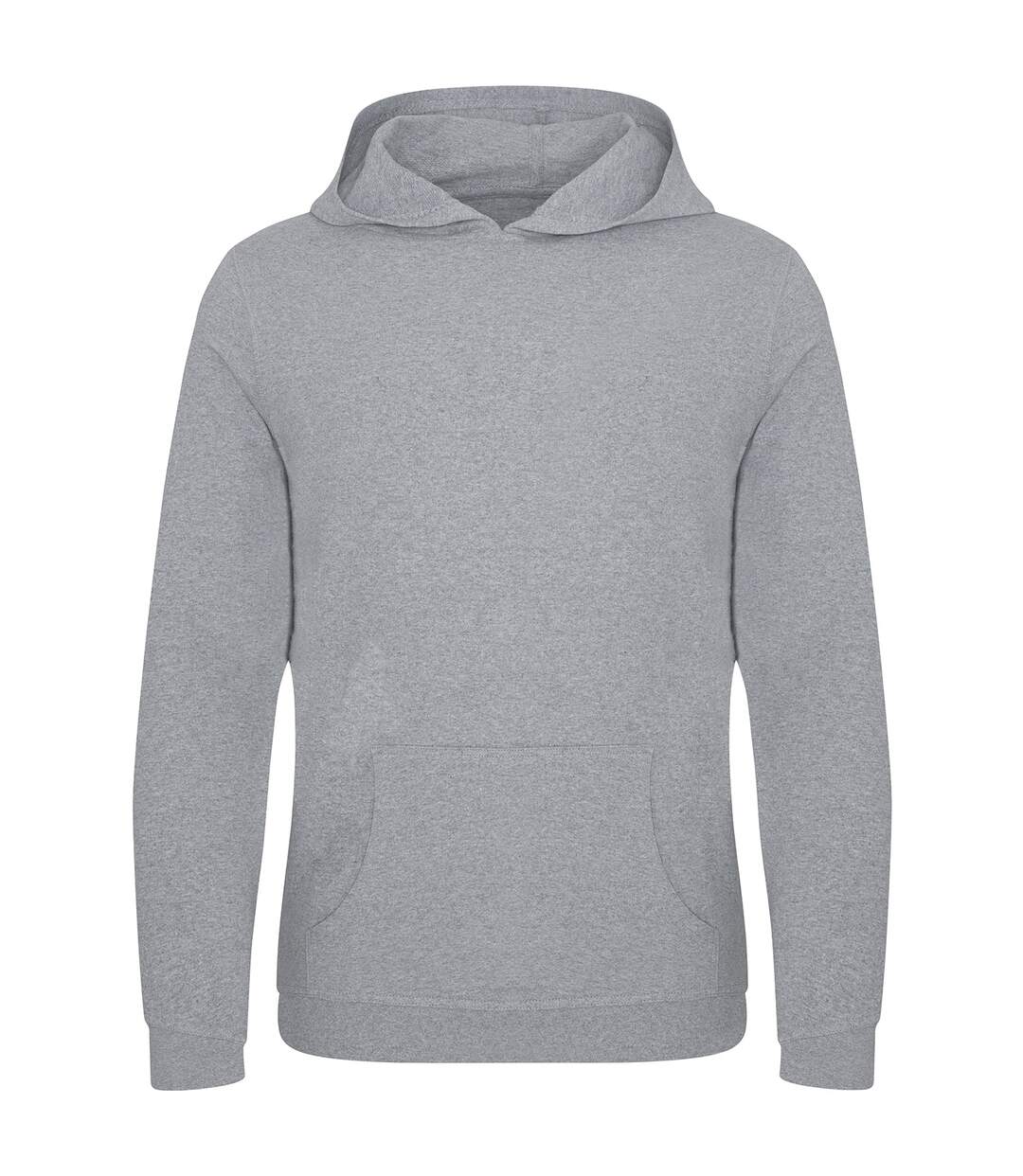 Mens lusaka regen ecologie hoodie heather grey Awdis-1