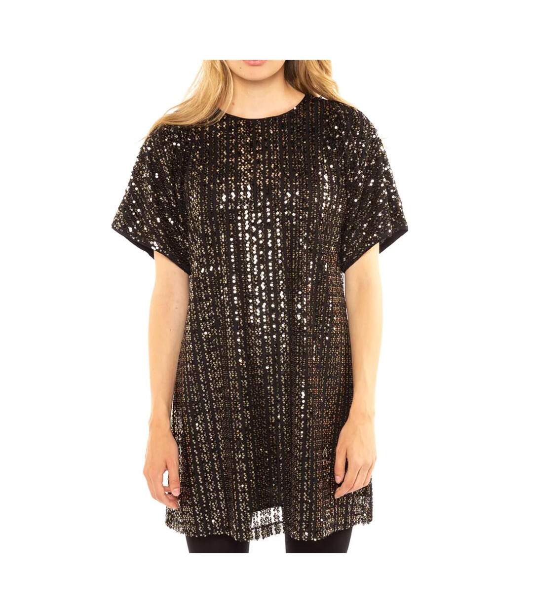 Robe Noir à sequins Femme Superdry - 36-1