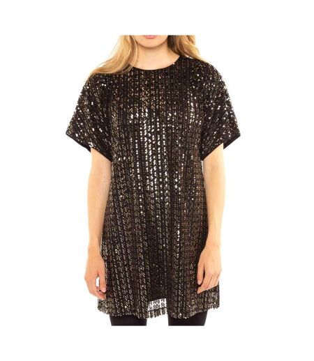 Robe Noir à sequins Femme Superdry - 36