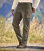 Braune Cargo-Hose aus Stretch-Kord-3