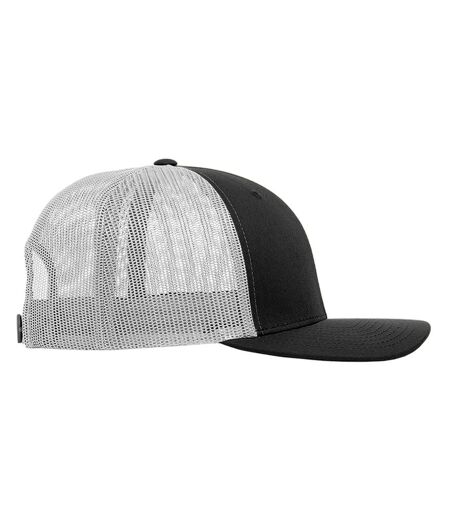 Yupoong Flexfit Retro Snapback Trucker Cap (Black/White) - UTRW5391