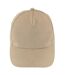 Casquette de baseball buzz unisexe marron clair SOLS