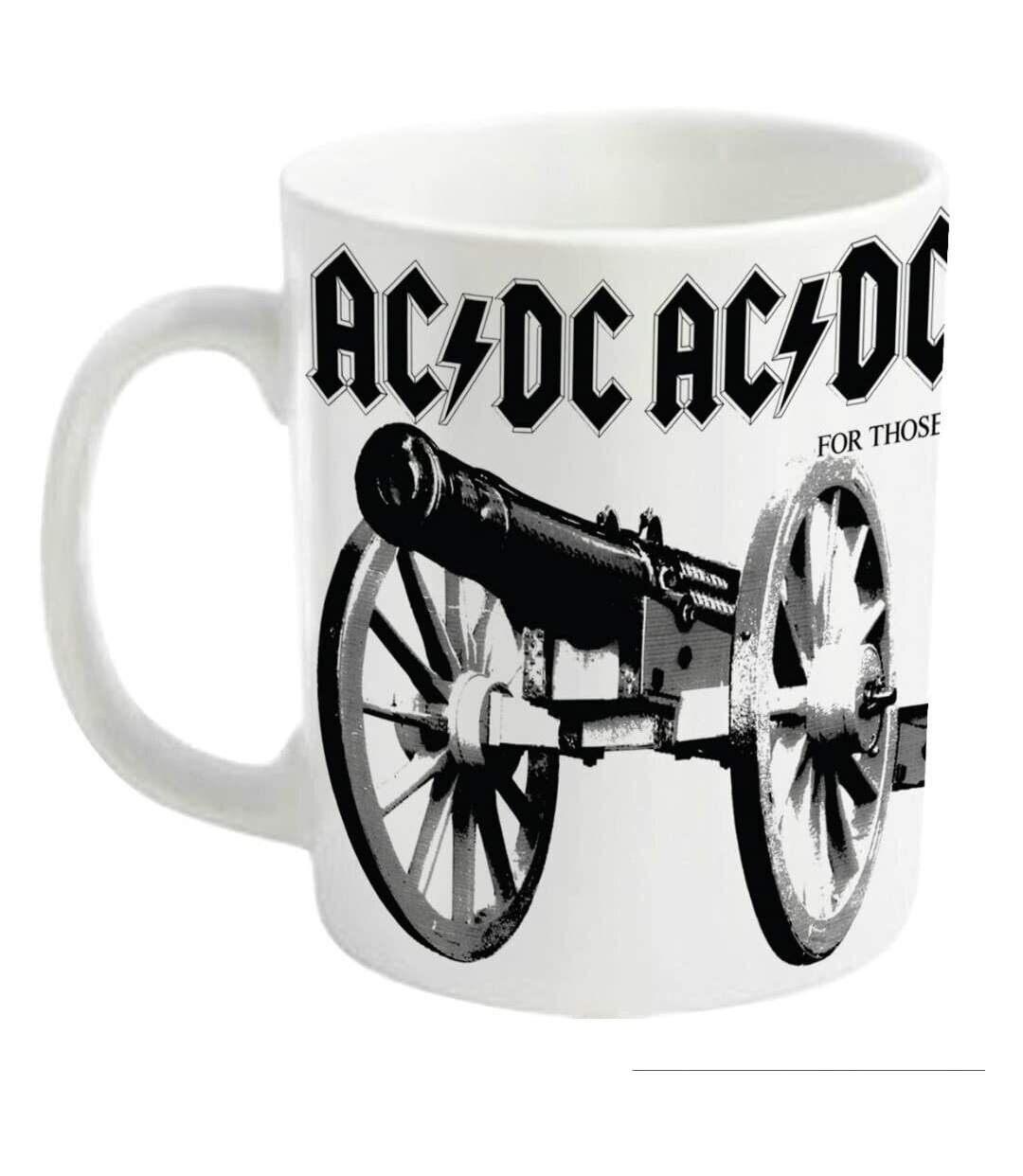 AC/DC Tasse Those About To Rock (Blanc/Noir) (Taille unique) - UTPM2022