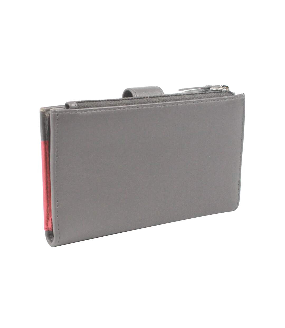 Womens/ladies Mae Leather Purse One Size Grey Watermelon Eastern Counties Leather-2