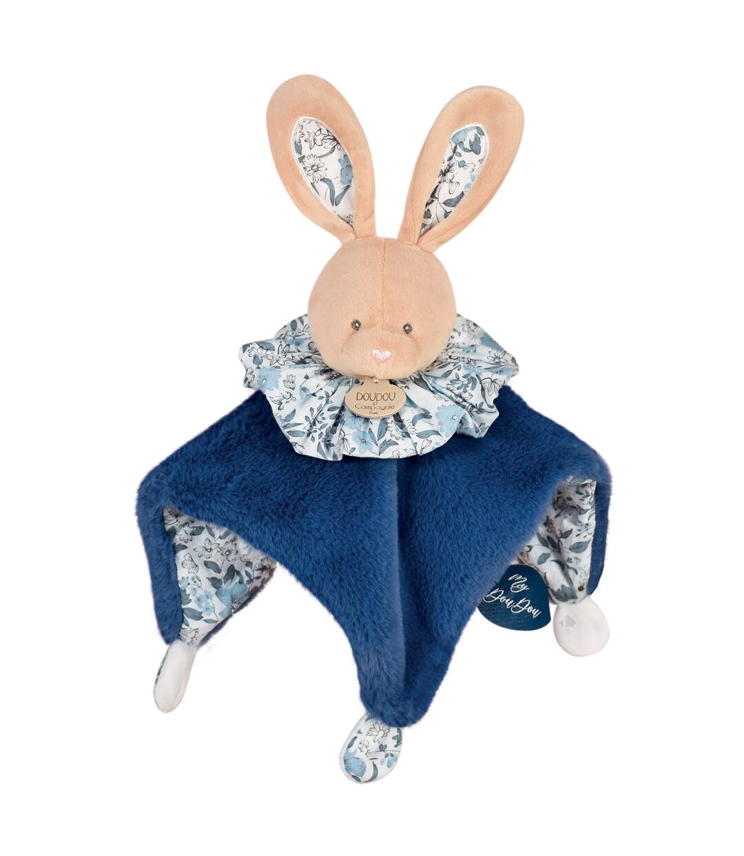Doudou boule polyester collection LES PETITS FUTÉS Lapin-4
