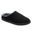 Dunlop - Mules homme aspect daim noires ouvertes à l’arrière-4