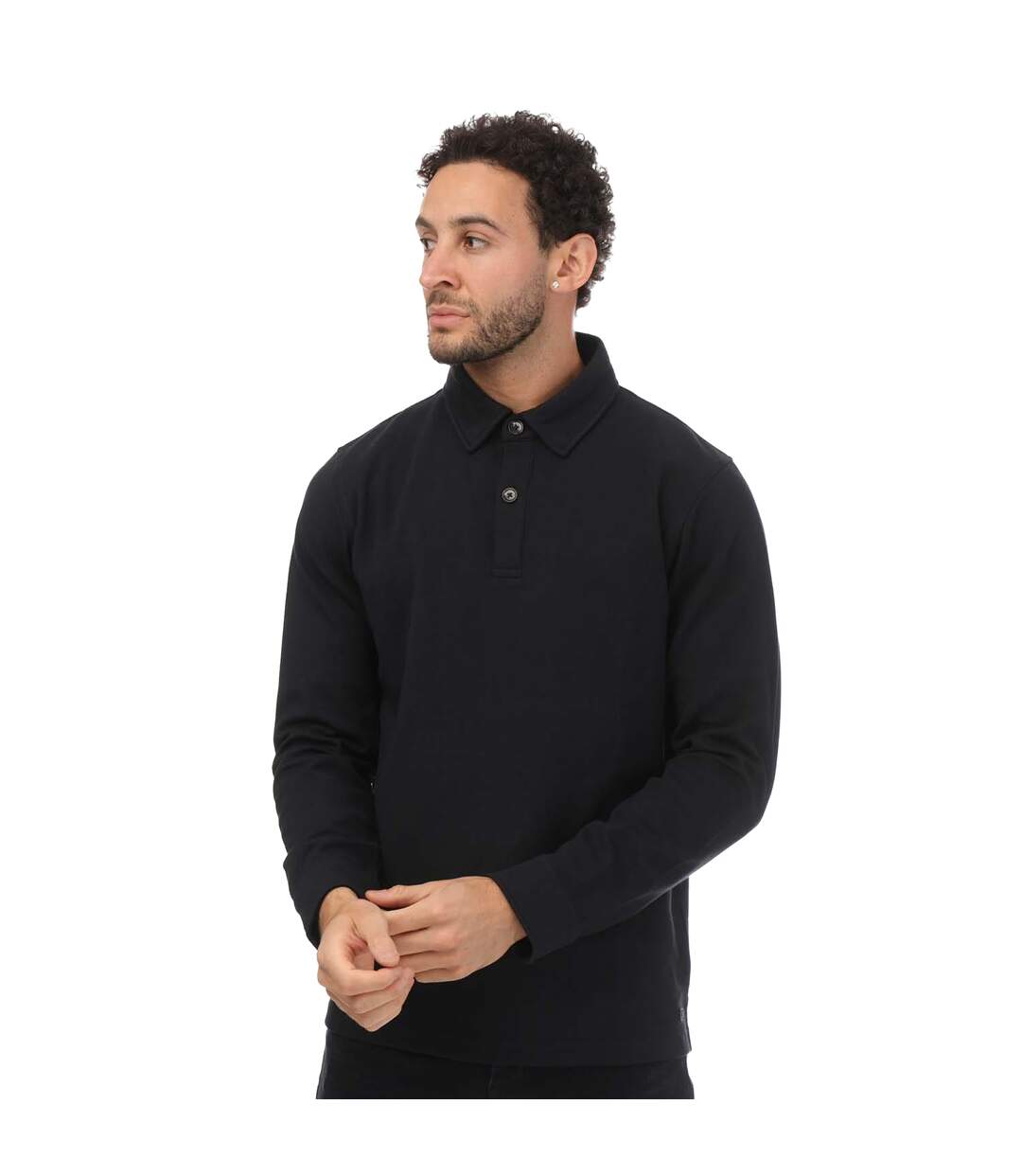 Mens Lisle Luxury Rugby Jersey Navy Mercery-2