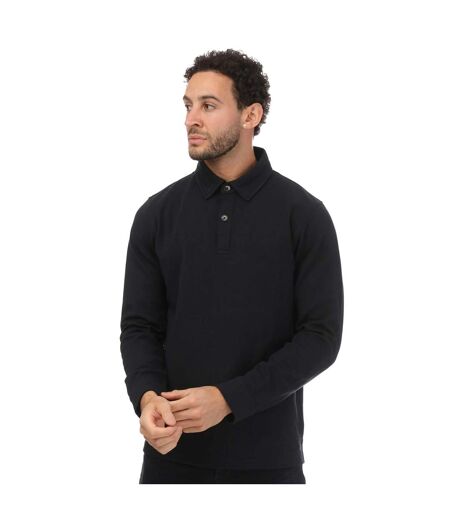 Mens Lisle Luxury Rugby Jersey Navy Mercery