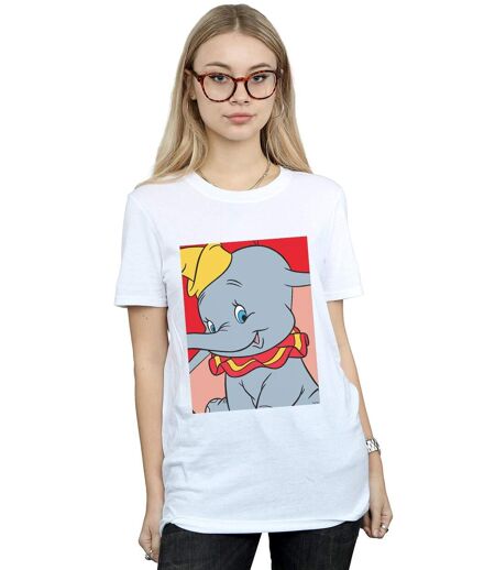 Disney - T-shirt DUMBO PORTRAIT - Femme (Blanc) - UTBI16980