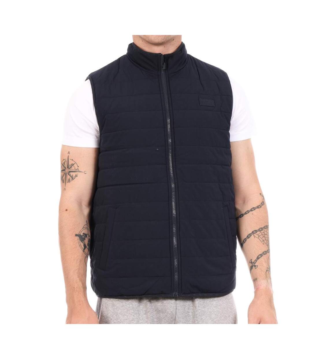 Doudoune sans manches marine homme tbs josef-1