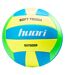 Ballon De Volley-ball Softis Taille Unique Jaune Bleu Vert Huari-1