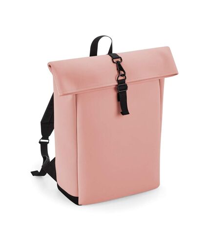Bagbase Roll Top PU Knapsack (Nude Pink) (One Size) - UTRW8831