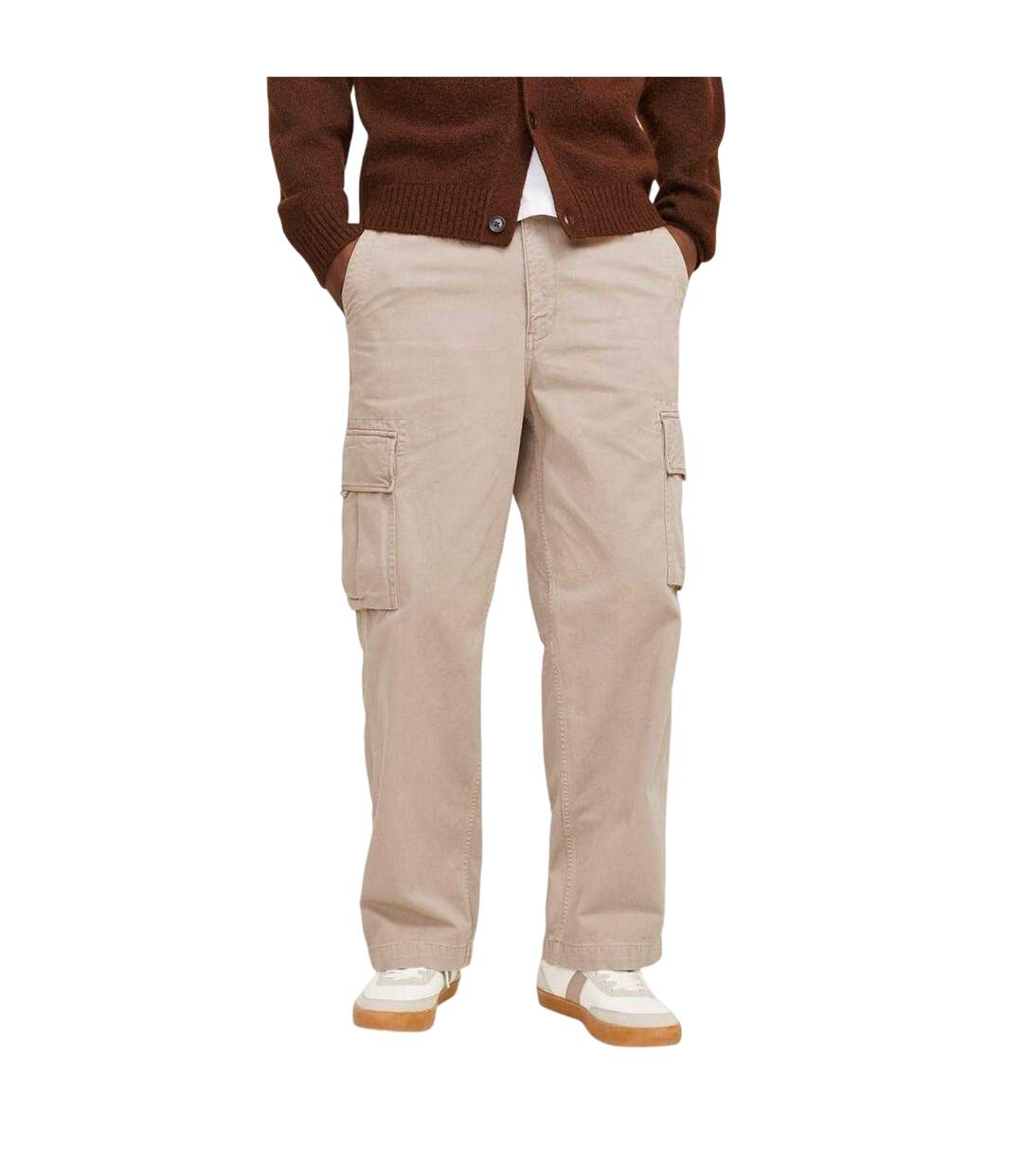 Pantalon À Poches Atlas Homme Taupe Jack And Jones-4
