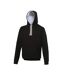 Sweatshirt varsity homme noir / blanc Awdis-1