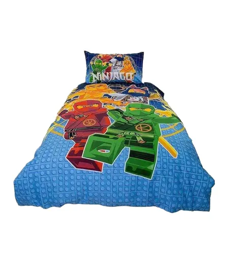 Squad Reversible Duvet Set Multicoloured Lego Ninjago