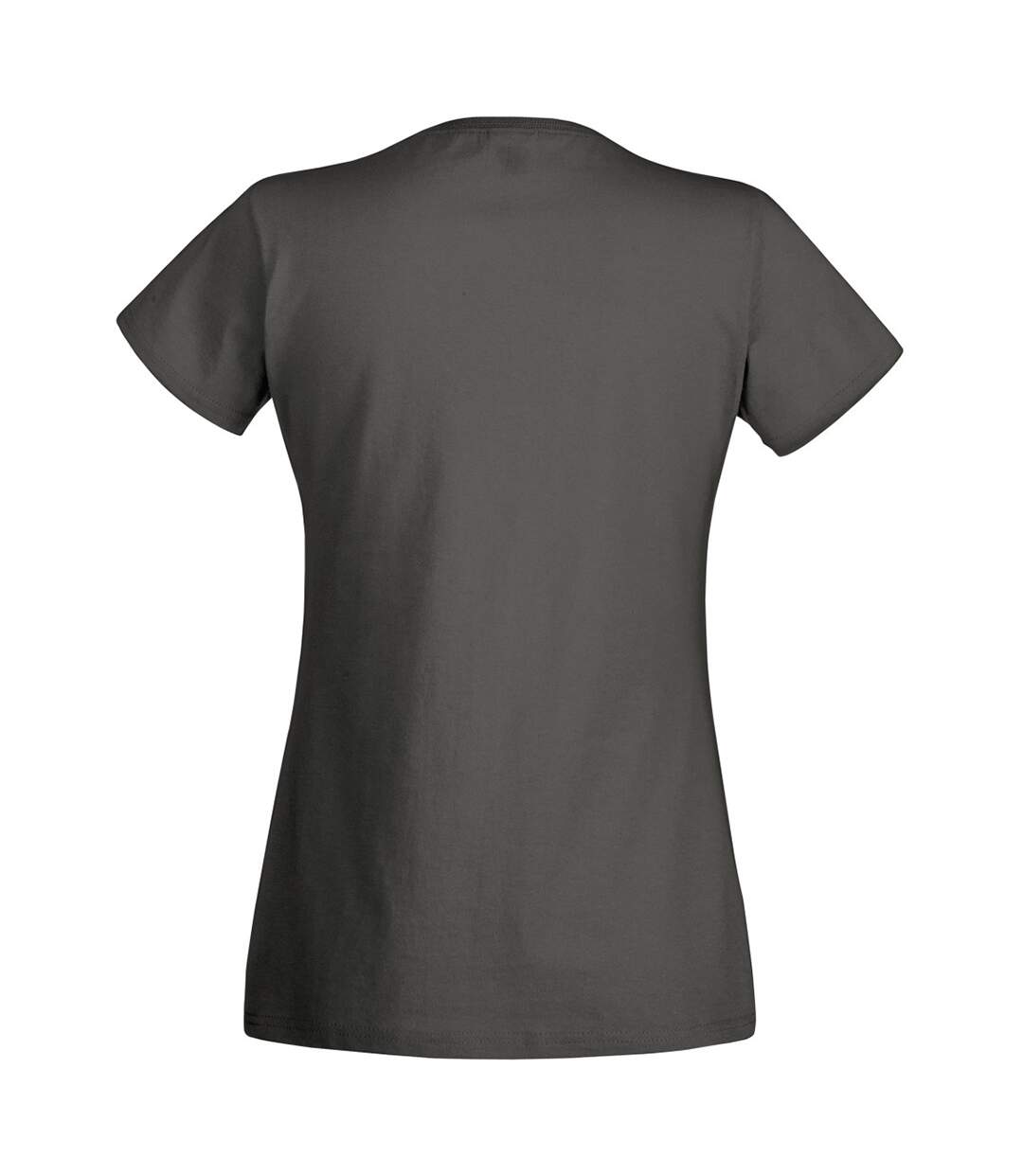 T-shirts Manches Courtes Femmes Gris Foncé Fruit Of The Loom-2