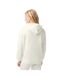 Womens/ladies Fleece Relaxed Fit Hoodie Cream Lacoste-3
