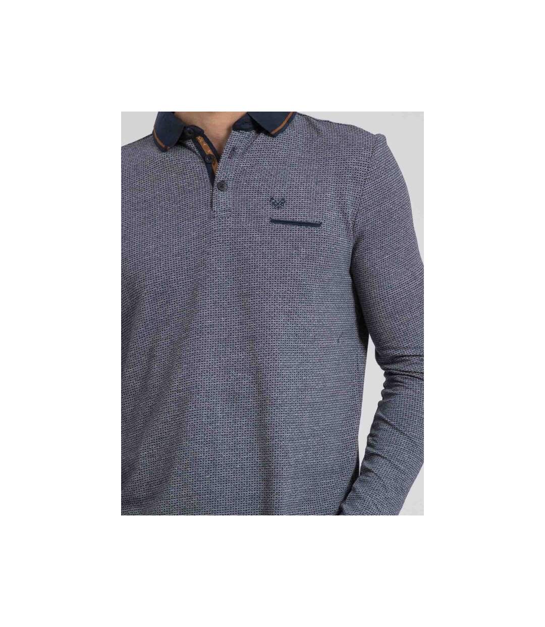 Polo manches longues pur coton PIVALMOX-3