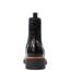 Bottines Motif/style Verni Peace Femme Noir Lunar-2