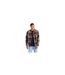 Mens Seth Bonded Fleece Jacket Dark Beige Animal-1