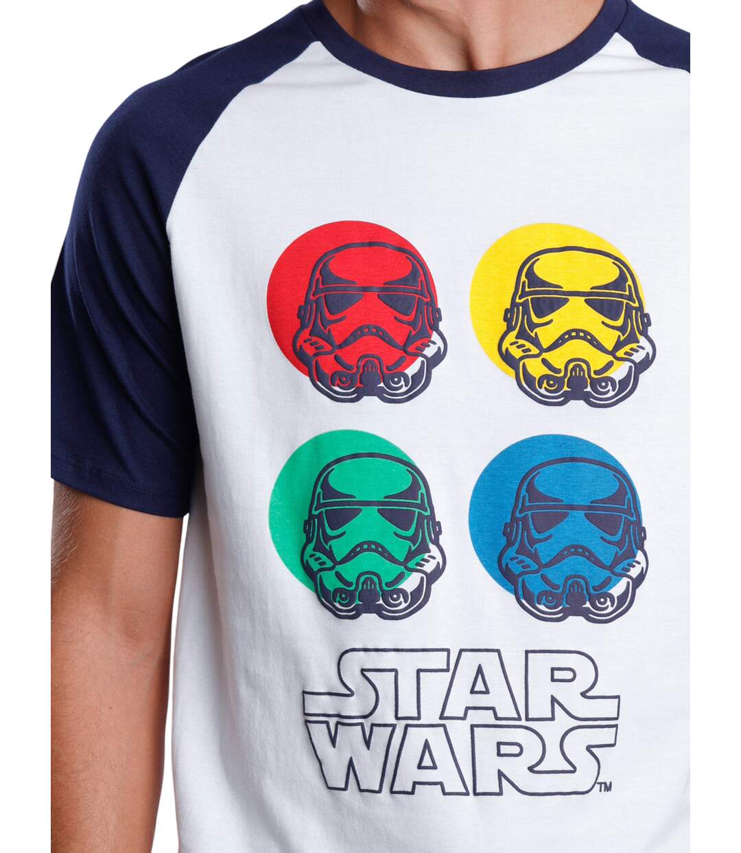 Pyjama short t-shirt The Dark Side Star Wars Admas-3