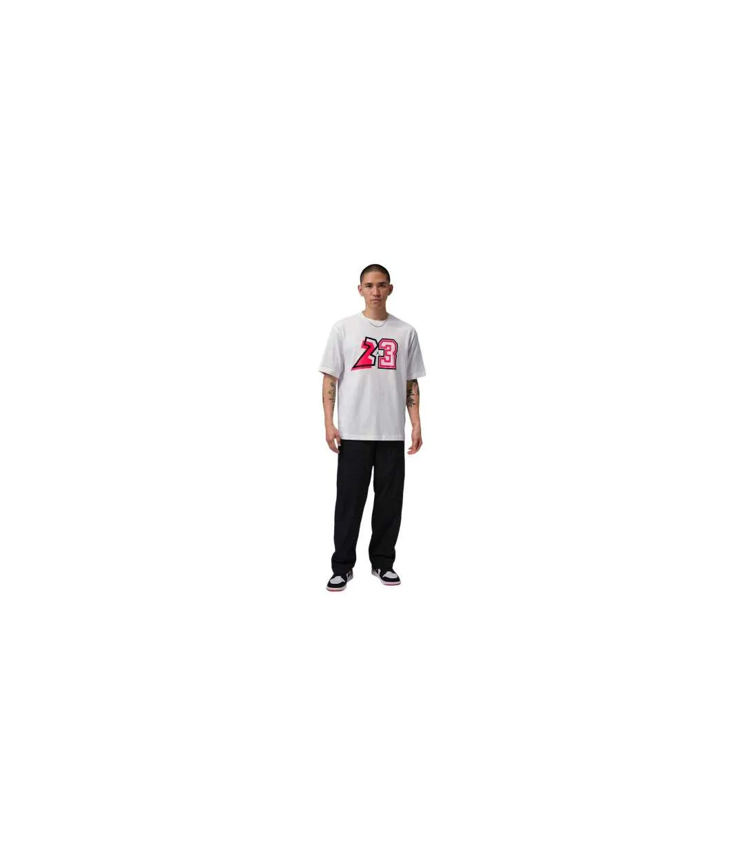 T-shirt Motif/style Imprimé Graphique Homme Blanc Nike-1