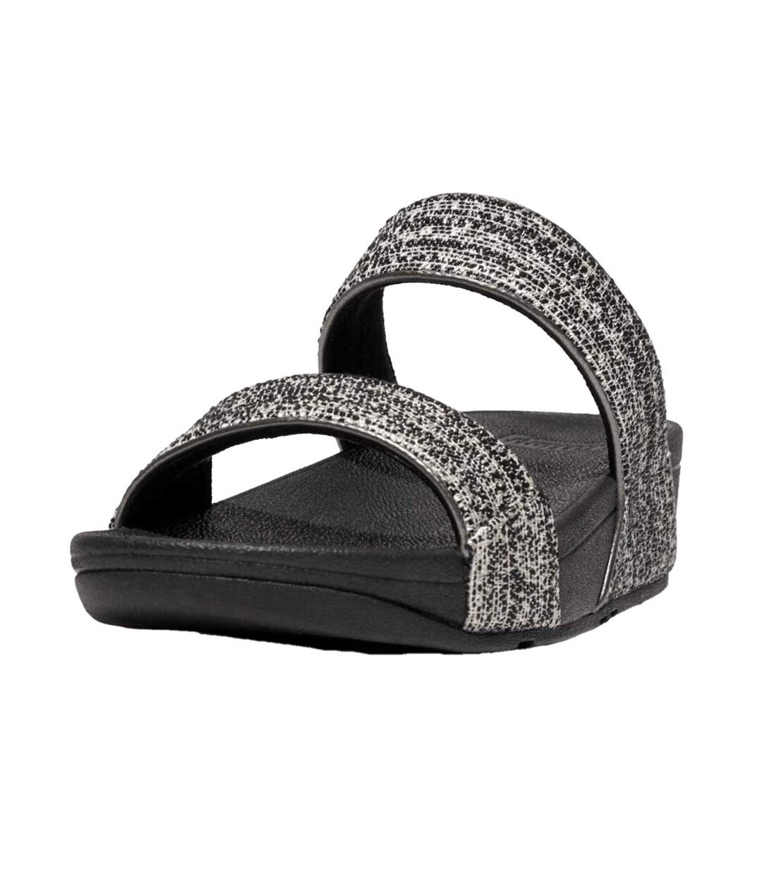 Claquettes Style Scintillant Lulu Femme Beige Gris Fit Flop-2