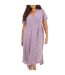 Robe Portefeuille Manches Courtes Motif/style Floral Femme Rose Brave Soul-2