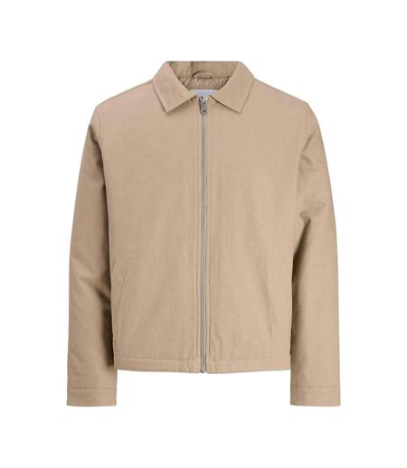 Mens Plain Cotton Jacket Crockery Jack And Jones