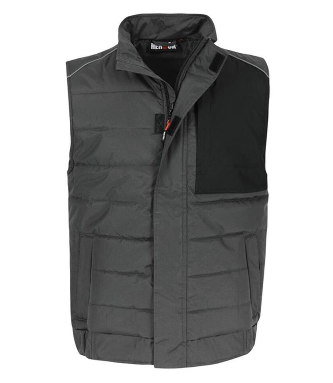 Bodywarmer de travail matelassé - Homme - HK220 - gris anthracite-1