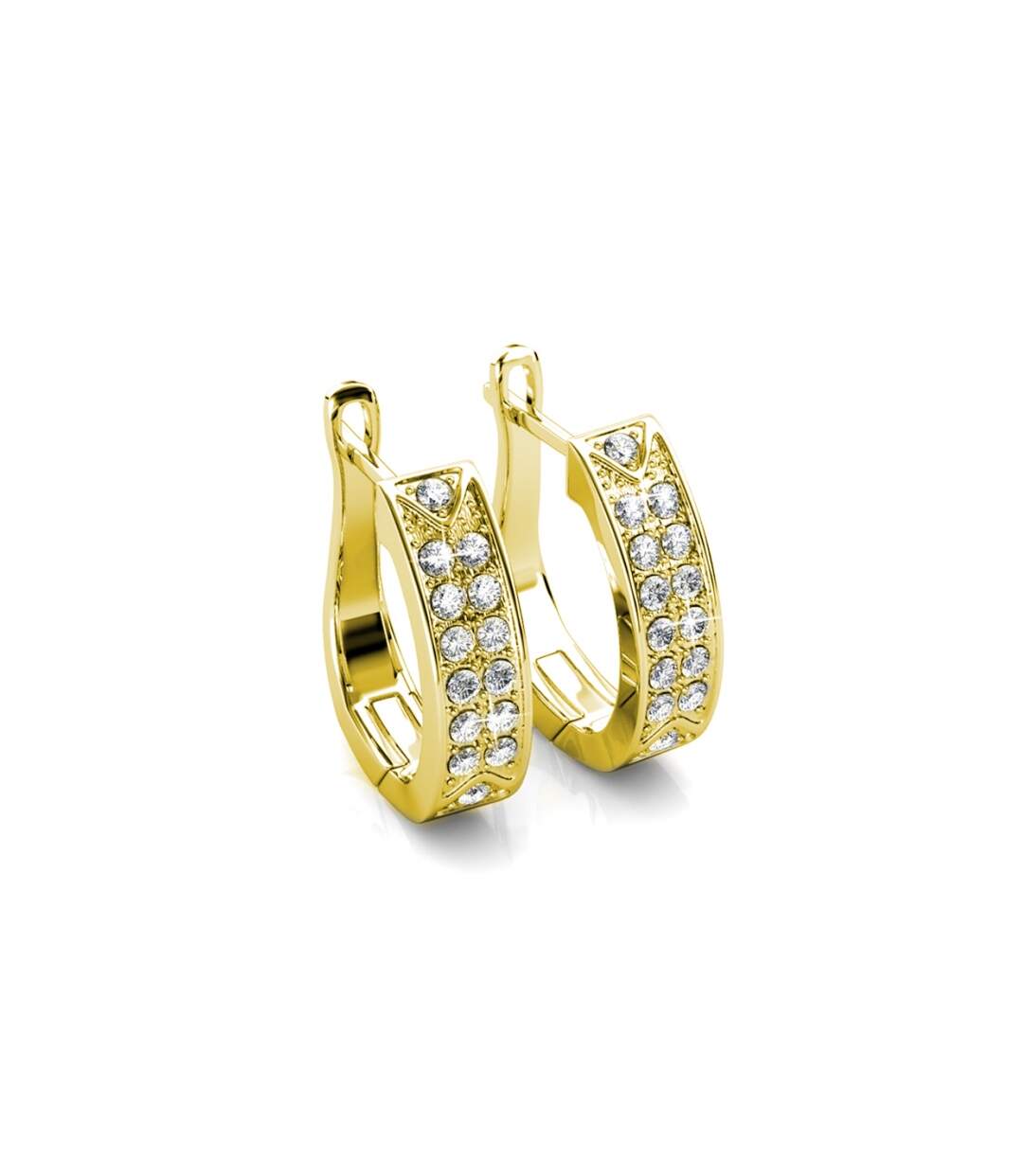 Boucles d'oreilles Meg Hoop, Cristal d'Autriche-3