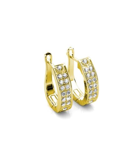 Boucles d'oreilles Meg Hoop, Cristal d'Autriche