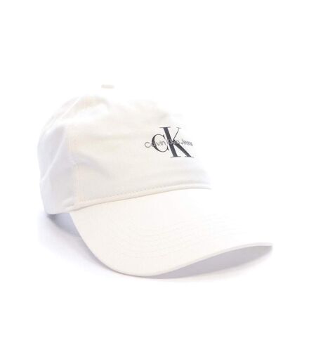 Casquette blanche homme calvin klein jeans monologo printed - taille unique