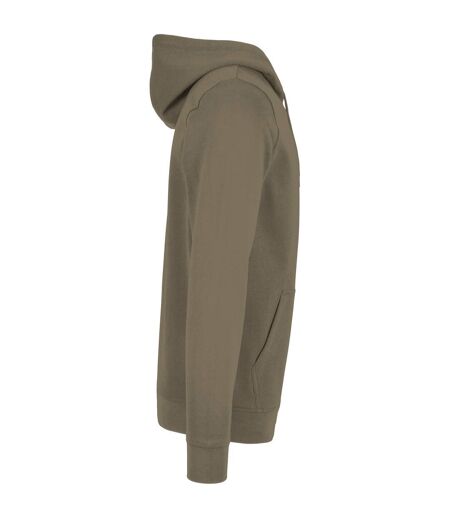 Sweat À Capuche Basic Adulte Olive Build Your Brand