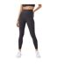 Womens/ladies Core High Rise Leggings Charcoal USA Pro-2