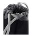 Athleisure Drawstring Bag One Size Black Graphite Bagbase-2