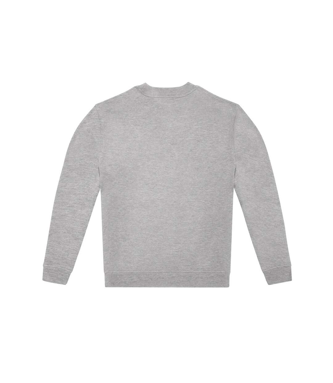 Unisex adult id.332 crew neck sweatshirt sport grey B&C-2