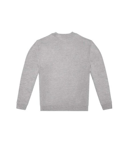 Unisex adult id.332 crew neck sweatshirt sport grey B&C