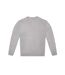 Unisex adult id.332 crew neck sweatshirt sport grey B&C-2