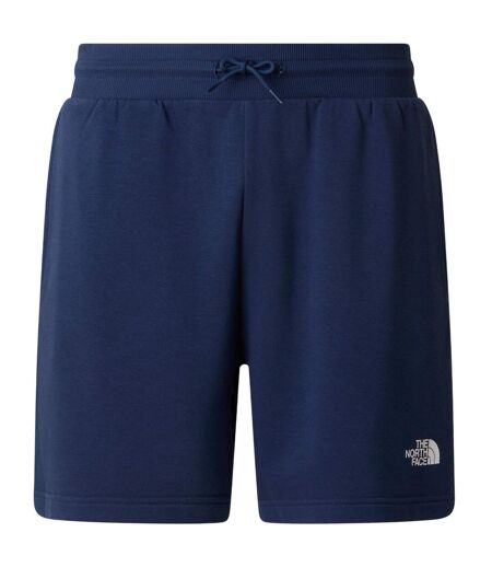 Mens Simple Dome Fleece Shorts Navy The North Face