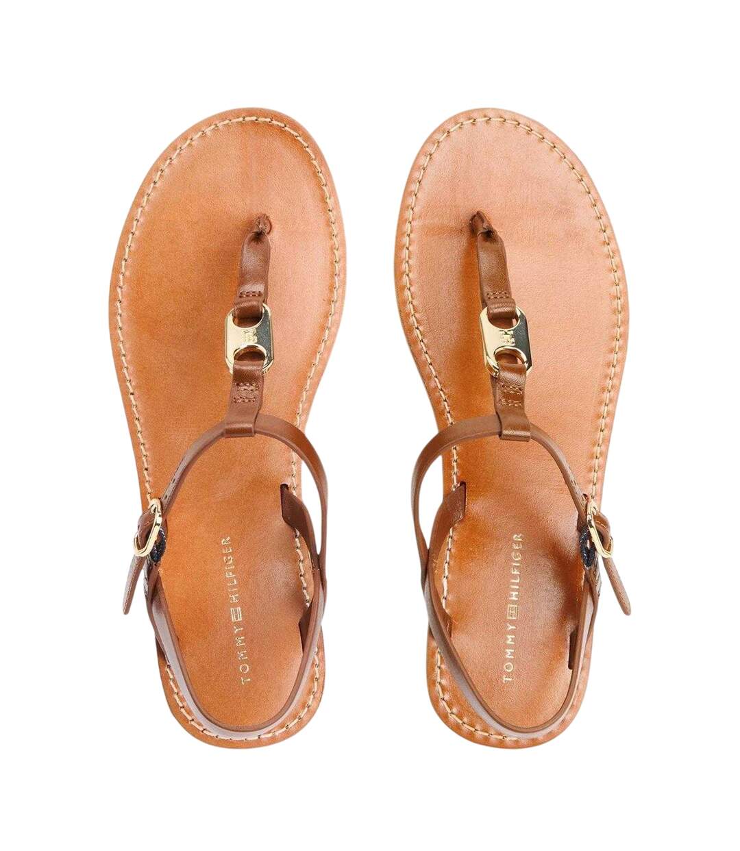 Sandales Motif/style Logo Femme Cuivré Tommy Hilfiger-3