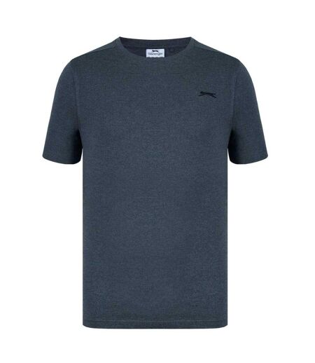 T-shirt Motif/style Logo 3d Homme Charbon Chiné Chiné Slazenger