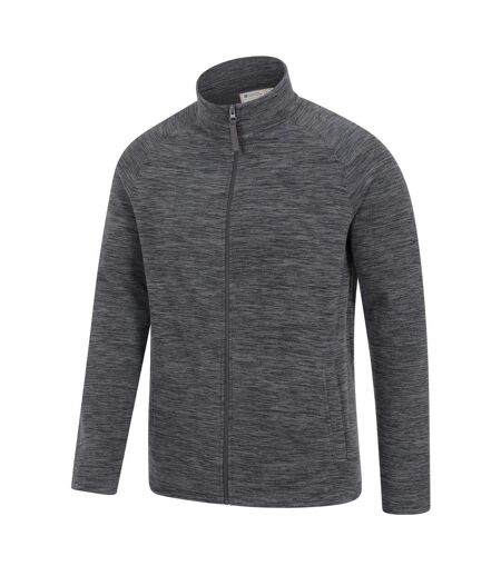 Mountain Warehouse Mens Snowdon II Full Zip Fleece Jacket (Dark Grey)