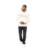 Sweat À Capuche Carrimoore Homme Blanc Cassé Crosshatch-1